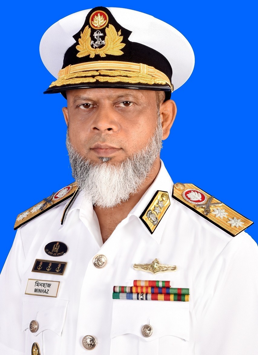Rear Admiral Md Ruhul Minhaz, (L), OSP, ndc, psc